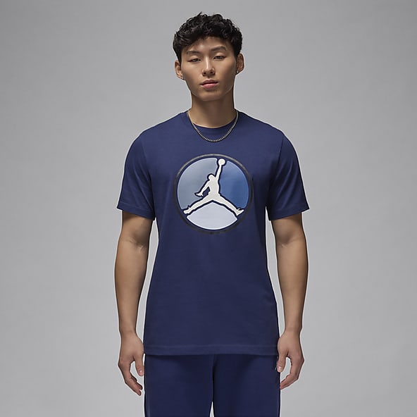 Dark blue jordan shirts sales